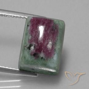 15.55ct طبيعي متعدد الألوان ياقوت الزوزيت, باجيت, غير شفاف
