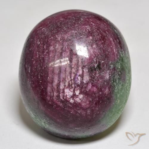 74.53ct طبيعي متعدد الألوان ياقوت الزوزيت, بيضوي, غير شفاف