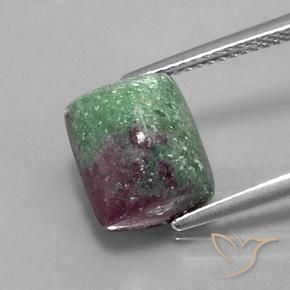 8.27ct طبيعي متعدد الألوان ياقوت الزوزيت, باجيت, غير شفاف