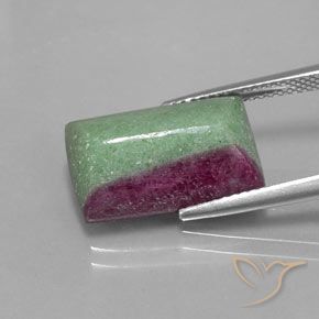 12.20ct طبيعي متعدد الألوان ياقوت الزوزيت, باجيت, غير شفاف