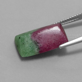 ياقوت الزوزيت متعدد الألوان طبيعي، باجيت، 9.19 قيراط، غير شفاف