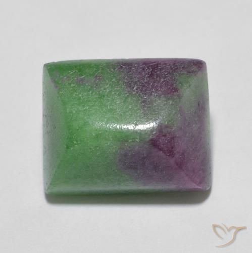 6.89ct طبيعي متعدد الألوان ياقوت الزوزيت, باجيت, غير شفاف