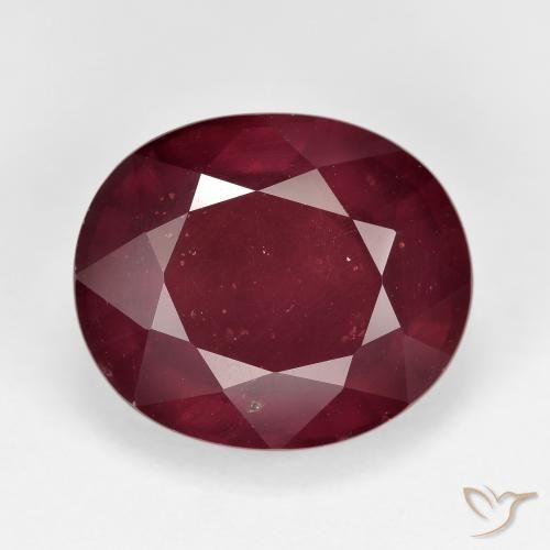 15.05ct طبيعي أحمر لامع ياقوت, بيضوي, VS-SI