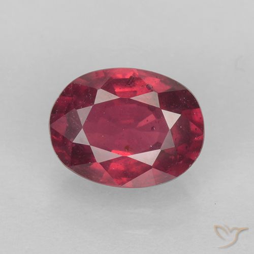 1.72ct طبيعي أحمر الكشمش ياقوت, بيضوي, VS-SI