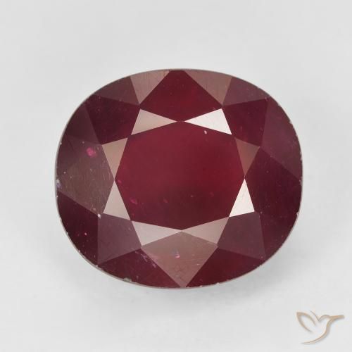 13.93ct طبيعي أحمر متوسط ياقوت, بيضوي, VS-SI
