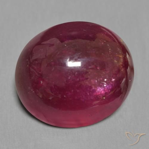 24.77ct طبيعي أحمر النبيذ ياقوت, بيضوي, نصف شفاف