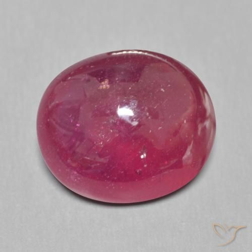 11.05ct طبيعي احمر غامق ياقوت, بيضوي, نصف شفاف