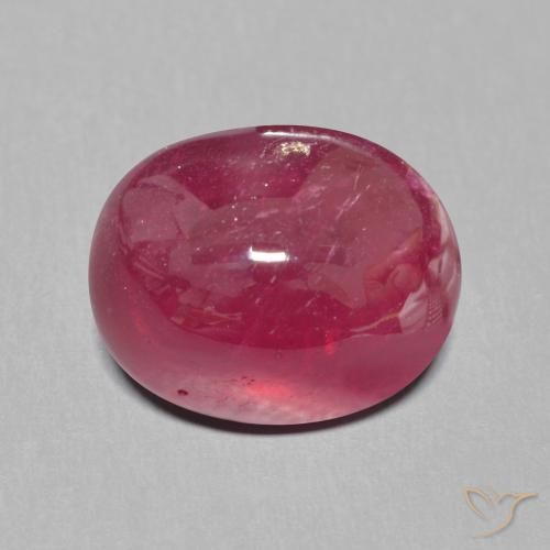 10.44ct طبيعي أحمر غامق ياقوت, بيضوي, نصف شفاف