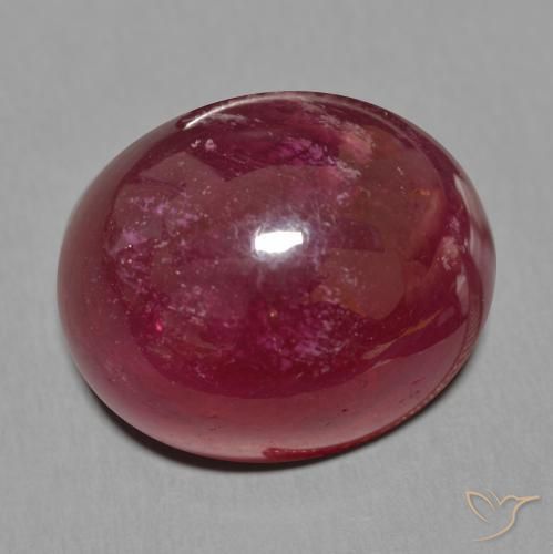 27.79ct طبيعي أحمر غامق ياقوت, بيضوي, نصف شفاف
