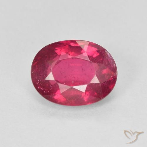 1.80ct طبيعي أحمر فاتح ياقوت, بيضوي, VS-SI