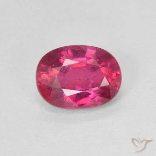 1.16ct طبيعي أحمر فاتح ياقوت, بيضوي, VS-SI