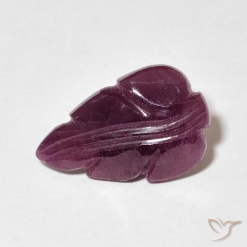 3.55ct طبيعي أحمر أرجوانى ياقوت, فانسى, غير شفاف