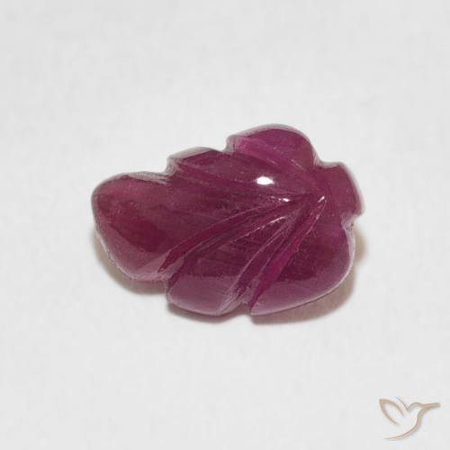 1.76ct طبيعي أحمر النبيذ ياقوت, فانسى, غير شفاف