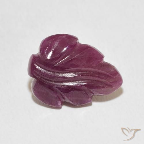 3.28ct طبيعي Medium Dark-Purple ياقوت, فانسى, غير شفاف