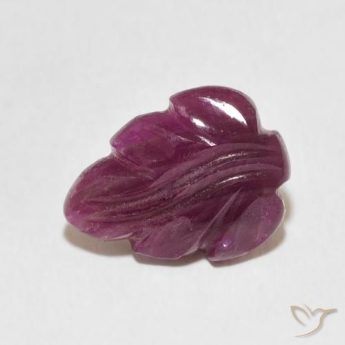 ياقوت Medium Dark-Purple طبيعي، فانسى، 3.28 قيراط، غير شفاف