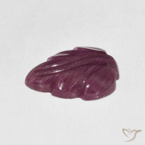 ياقوت Medium Dark-Purple طبيعي، فانسى، 3.28 قيراط، غير شفاف