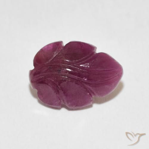 2.37ct طبيعي أرجواني محمر ياقوت, فانسى, غير شفاف
