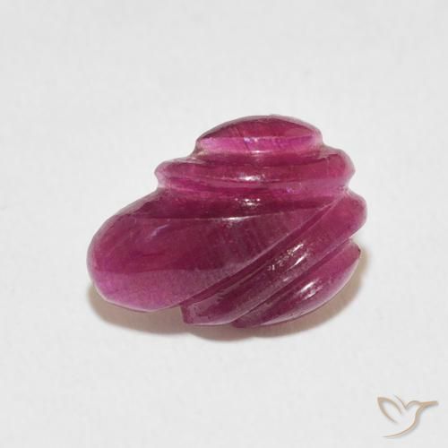 2.88ct طبيعي أرجوانى متوسط ياقوت, فانسى, غير شفاف