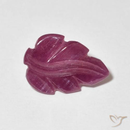 1.76ct طبيعي أرجوانى وردى ياقوت, فانسى, غير شفاف