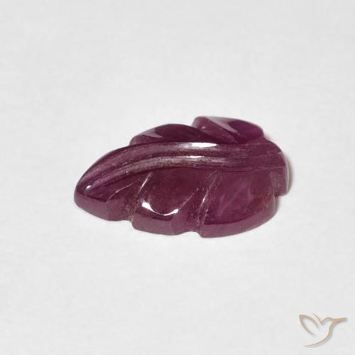 ياقوت Medium Dark-Purple طبيعي، فانسى، 1.89 قيراط، غير شفاف