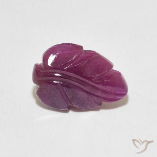 ياقوت Medium Dark-Purple طبيعي، فانسى، 2.77 قيراط، غير شفاف