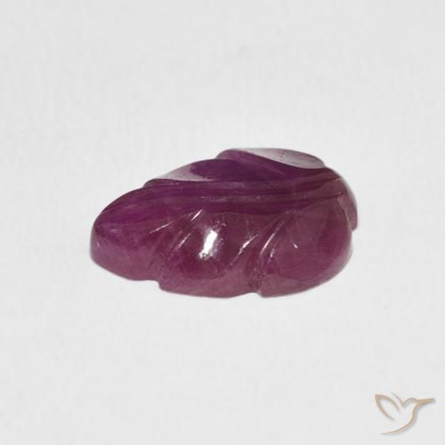 ياقوت Medium Dark-Purple طبيعي، فانسى، 2.77 قيراط، غير شفاف