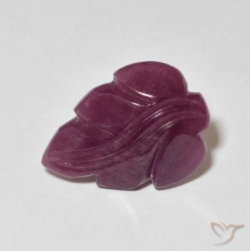 4.64ct طبيعي Medium Dark-Purple ياقوت, فانسى, غير شفاف