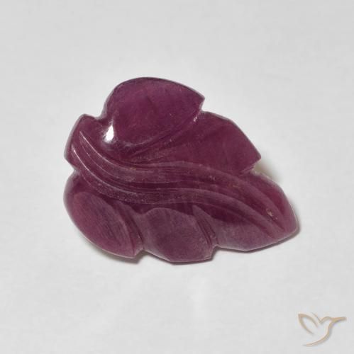 ياقوت Medium Dark-Purple طبيعي، فانسى، 4.64 قيراط، غير شفاف