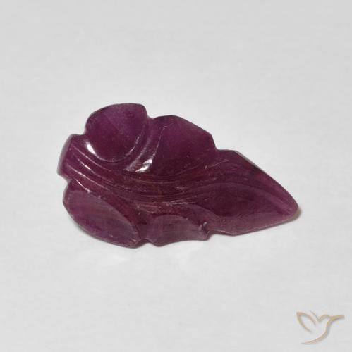 ياقوت Medium Dark-Purple طبيعي، فانسى، 2.40 قيراط، غير شفاف