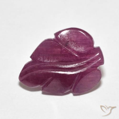 4.38ct طبيعي أرجوانى برقوقى ياقوت, فانسى, غير شفاف