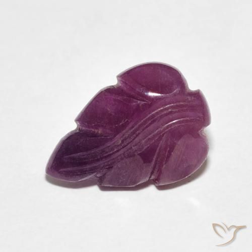 2.77ct طبيعي أرجواني محمر ياقوت, فانسى, غير شفاف