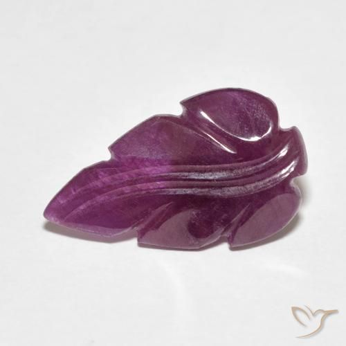 3.49ct طبيعي أرجوانى سانجريا ياقوت, فانسى, غير شفاف