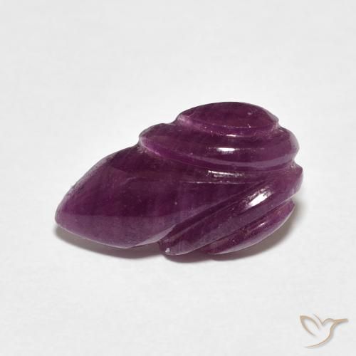 3.83ct طبيعي أرجوانى بويسنبيري ياقوت, فانسى, غير شفاف