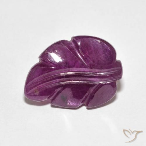 ياقوت Medium Dark-Purple طبيعي، فانسى، 4.70 قيراط، غير شفاف