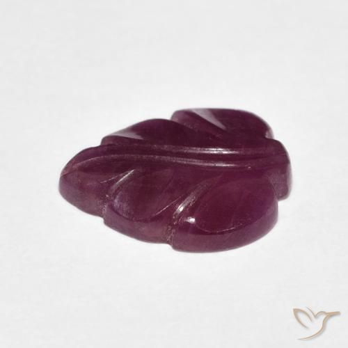 ياقوت Medium Dark-Purple طبيعي، فانسى، 3.57 قيراط، غير شفاف