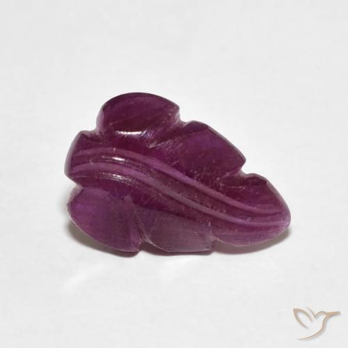 2.45ct طبيعي أرجوانى بويسنبيري ياقوت, فانسى, غير شفاف