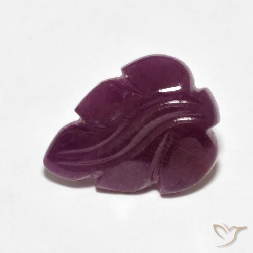 ياقوت Medium Dark-Purple طبيعي، فانسى، 4.42 قيراط، غير شفاف