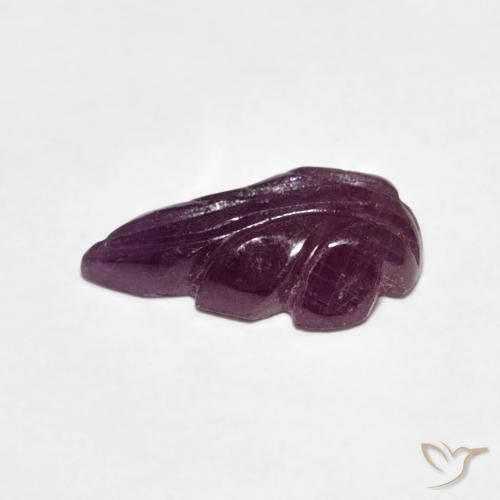 ياقوت Medium Dark-Purple طبيعي، فانسى، 2.37 قيراط، غير شفاف