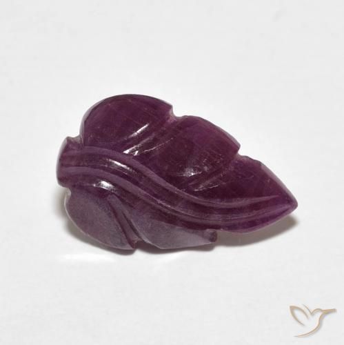 ياقوت Medium Dark-Purple طبيعي، فانسى، 3.86 قيراط، غير شفاف
