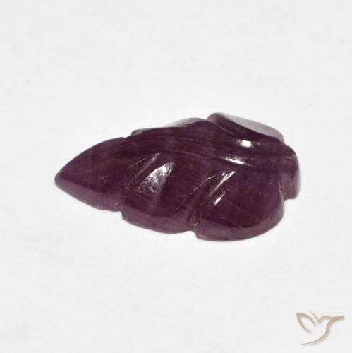 ياقوت Medium Dark-Purple طبيعي، فانسى، 3.86 قيراط، غير شفاف