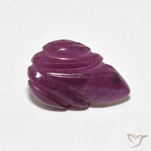 3.19ct طبيعي Medium Dark-Purple ياقوت, فانسى, غير شفاف