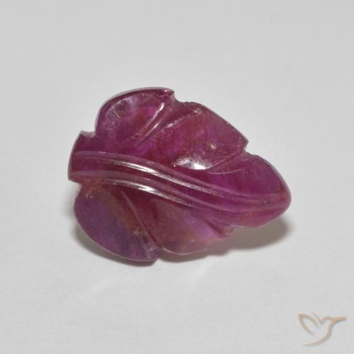 ياقوت Medium Dark-Purple طبيعي، فانسى، 4.64 قيراط، غير شفاف