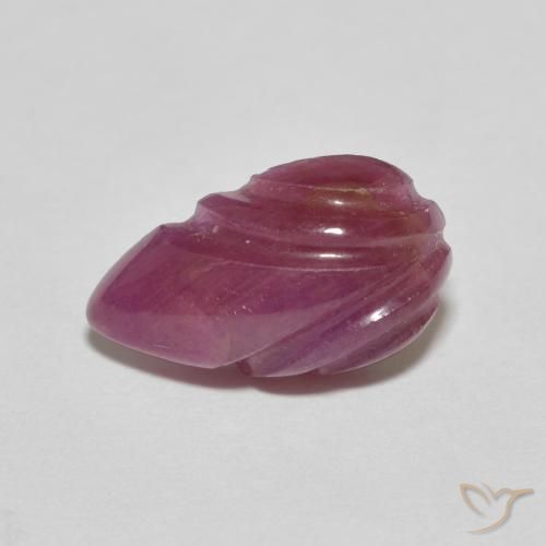 3.48ct طبيعي Medium Dark-Purple ياقوت, فانسى, غير شفاف