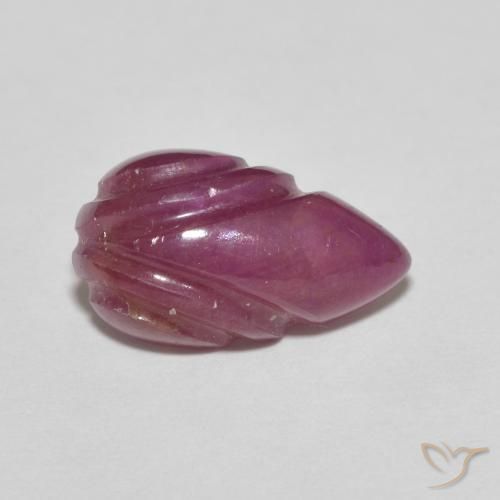 ياقوت Medium Dark-Purple طبيعي، فانسى، 3.48 قيراط، غير شفاف