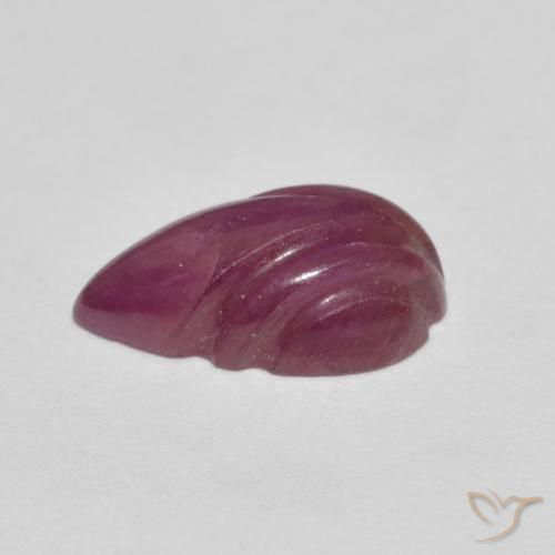 ياقوت Medium Dark-Purple طبيعي، فانسى، 3.48 قيراط، غير شفاف