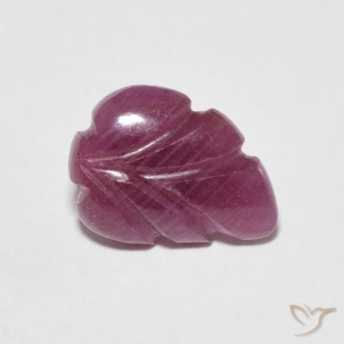 1.23ct طبيعي أحمر غامق ياقوت, فانسى, غير شفاف