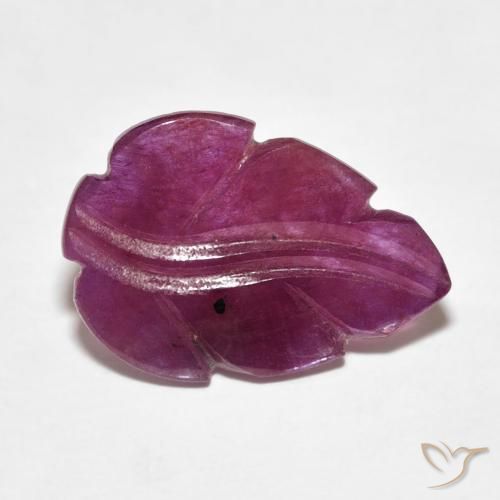 ياقوت Medium Dark-Purple طبيعي، فانسى، 2.93 قيراط، غير شفاف