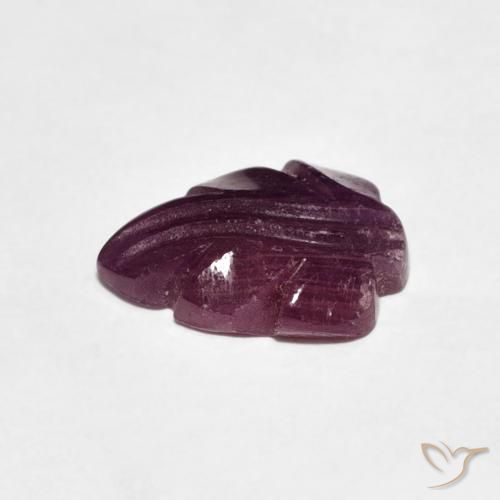 ياقوت Medium Dark-Purple طبيعي، فانسى، 2.78 قيراط، غير شفاف