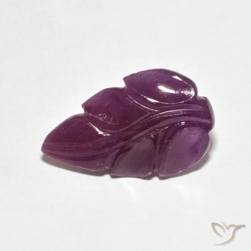 3.39ct طبيعي Medium Dark-Purple ياقوت, فانسى, غير شفاف