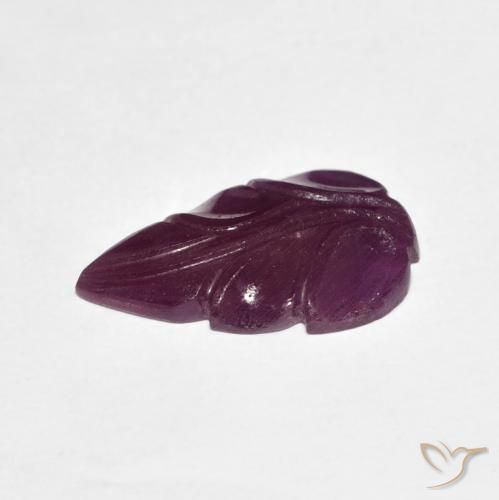 ياقوت Medium Dark-Purple طبيعي، فانسى، 3.39 قيراط، غير شفاف